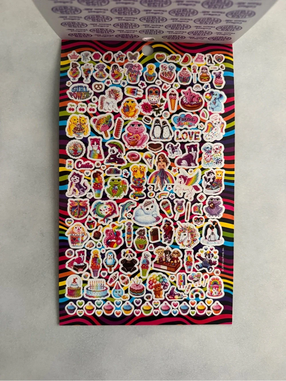 Lisa Frank Rainbow & Pink 600+ Sticker Pack